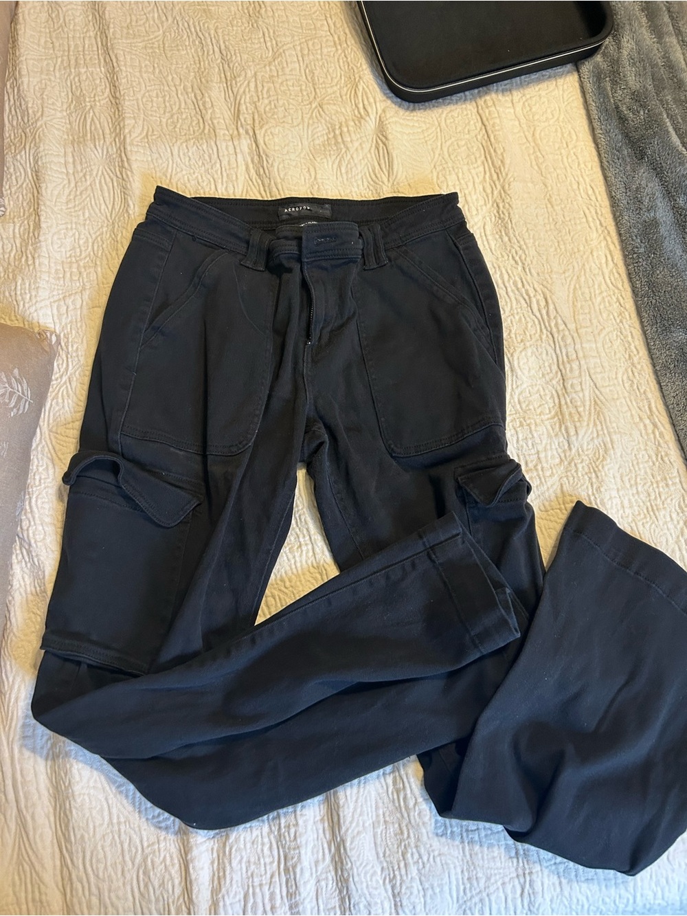Aeropostale flare cargo jeans